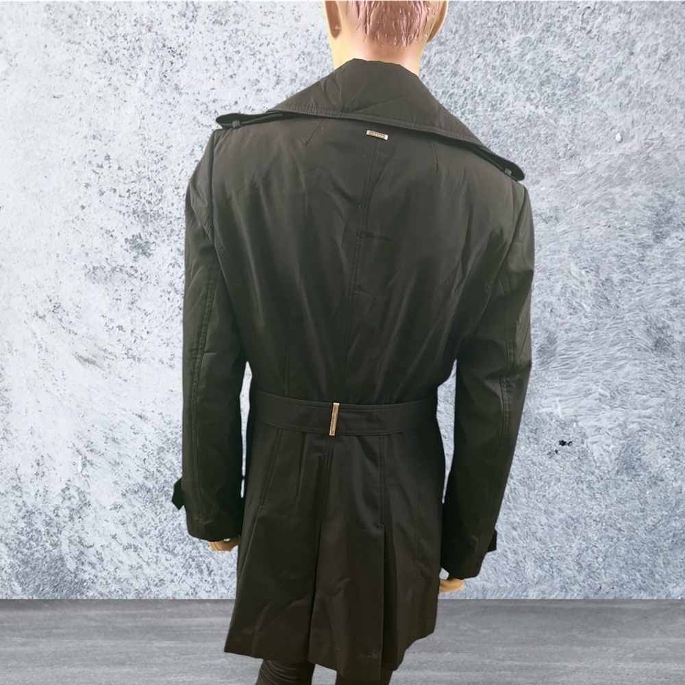 Calvin Klein Black Y2K Trench Coat ☔️ - Picture 2 of 15